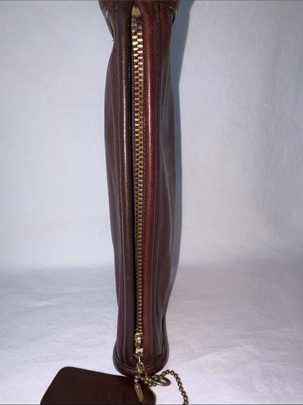 Vintage Coach Chunky Case in Mahogany with tag - Picture 8 of 8
